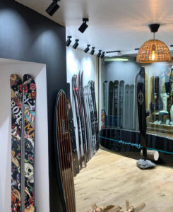 Rénovation de l'éclairage d'un magasin à Megève